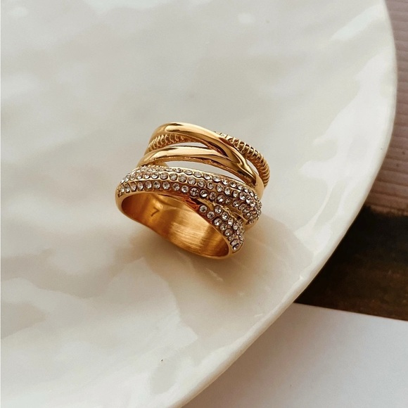 Quartz chunky ring - Picture 2 of 2